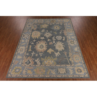 Vegetable Dye Oushak Turkish Area Rug