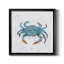 Bulle bleue - Peinture sur toile encadrée-408779099-408779098