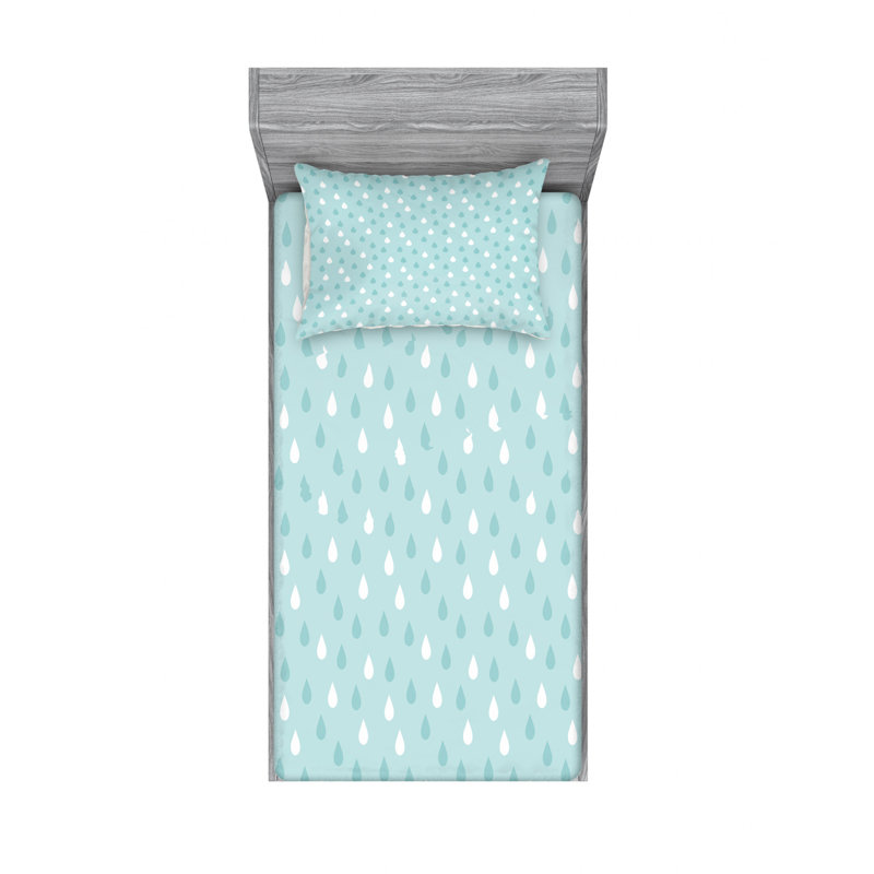 Microfiber Sheet Set, Twin Sheet Set with Fitted Sheet