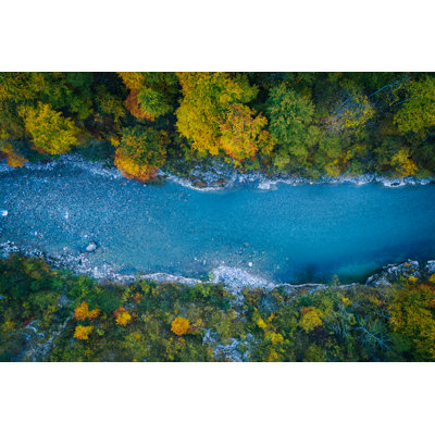 View Of River by AscentXmedia - Wrapped Canvas Print