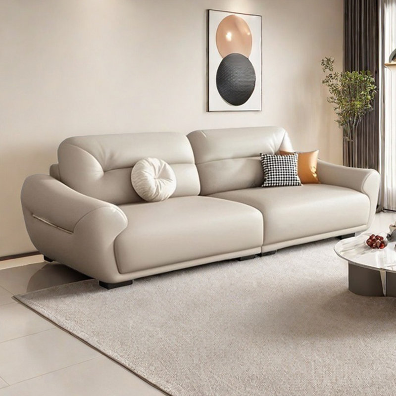 Canapé italien de style italien, H 34,64 po x l 86,61 po x P 38,58 po