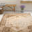 Modway Rosina Distressed Vintage Vintage Medallion 8x10 Area Rug in Tan and Cream-26228341