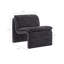 Fauteuil d'appoint rembourré sans accoudoirs Lume Boucle-106273817