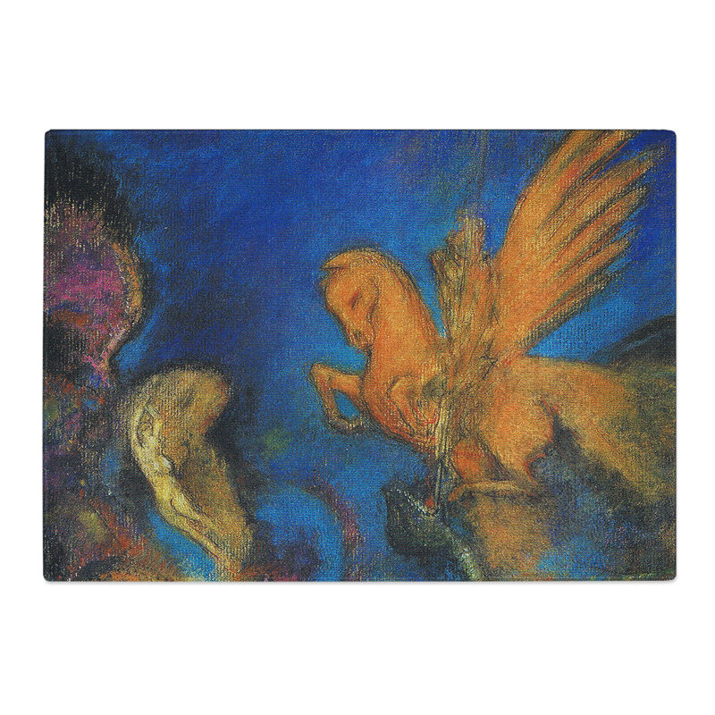 The Lighter of Dreams by Odilon Redon Chopping Board, 20cm W x 28.5cm L