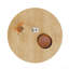 Table de salle à manger circulaire en bois, table ronde minimaliste moderne, matériau en bois aggloméré durable, idéal pour les réunions de famille-1823078522
