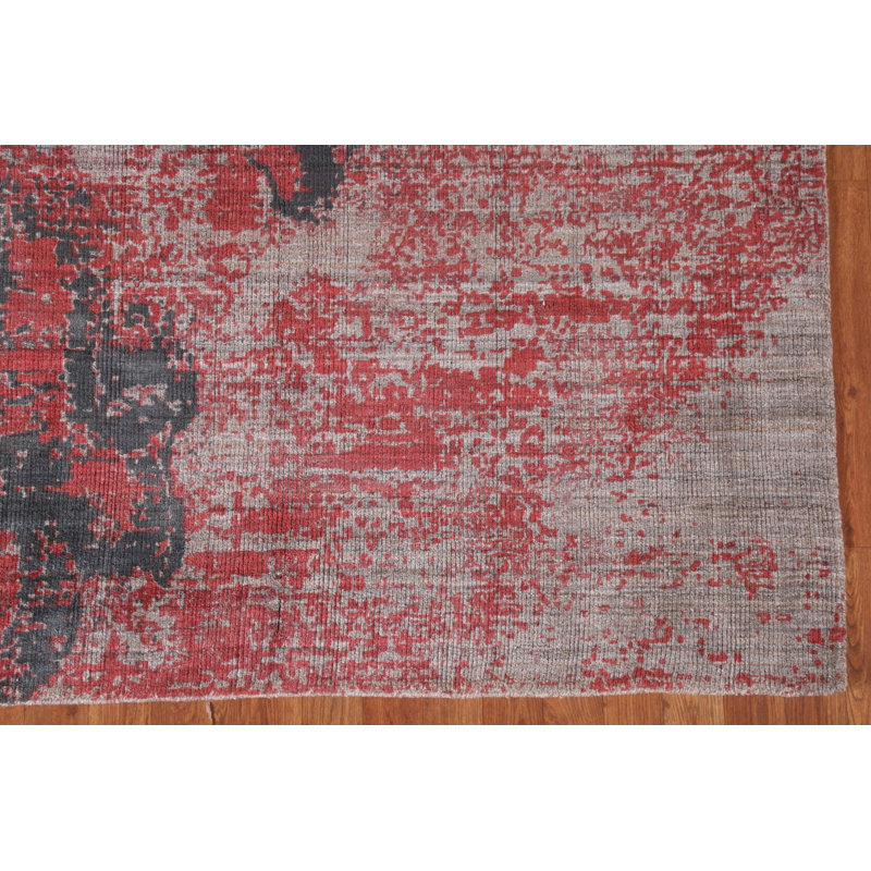 Tapis moderne à motif abstrait All-Over 5 x 8