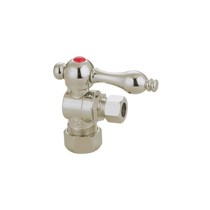 Quarter Decorative Turn Valves, Satin Nickel