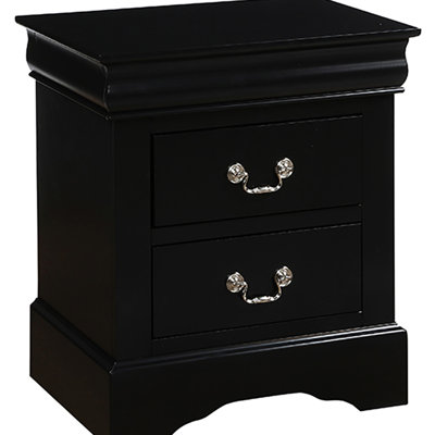 Black 2 Nightstand - Meeting Various Bedroom Storage Demands Nightstand, Practical And Stylish Addition