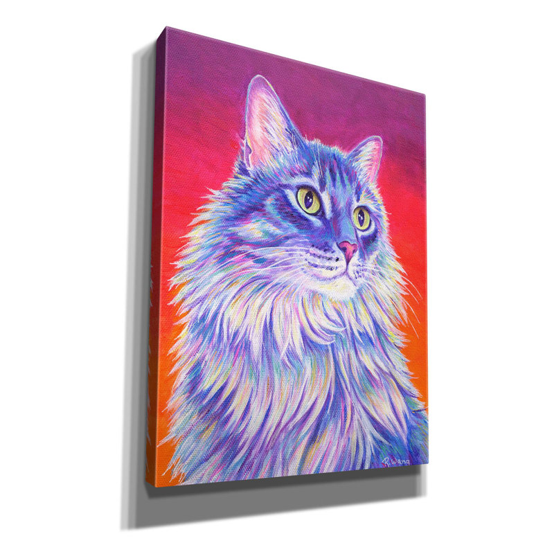 Sur toile, H 54 po x l 40 po x P 1,5 po