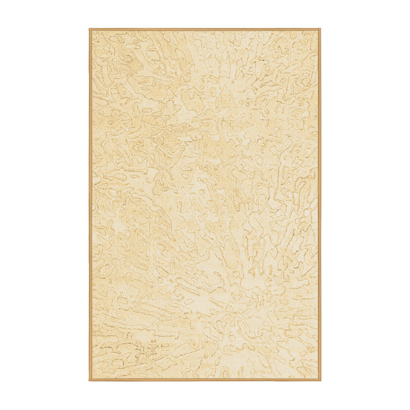 Herda Washable Abstract Indoor Rug, Rectangle 5' x 8'