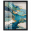 Décoration murale Godeed River Delta I Shadowbox Print par Art Remedy, cadre noir, 30 x 36