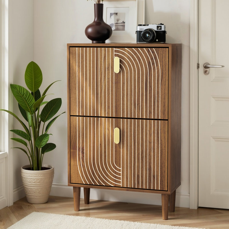 20 Pair Shoe Storage Cabinet, 95.76cm H x 59.94cm W x 23.88cm D