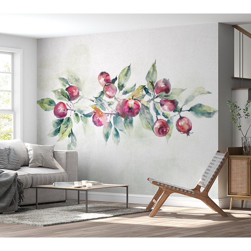 Murale pelez et collez Cimone, Crème, L 57 po x L 41 po