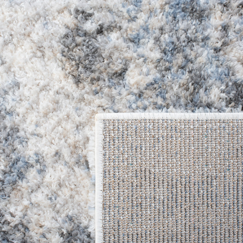 Saqlain Shag 200 Performance Abstract Rug, Rectangle 9' x 12'
