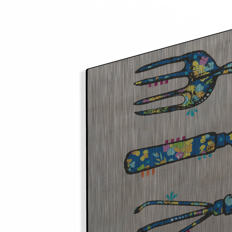 «Garden implements» par Dean Russo, H 12 po x l 16 po