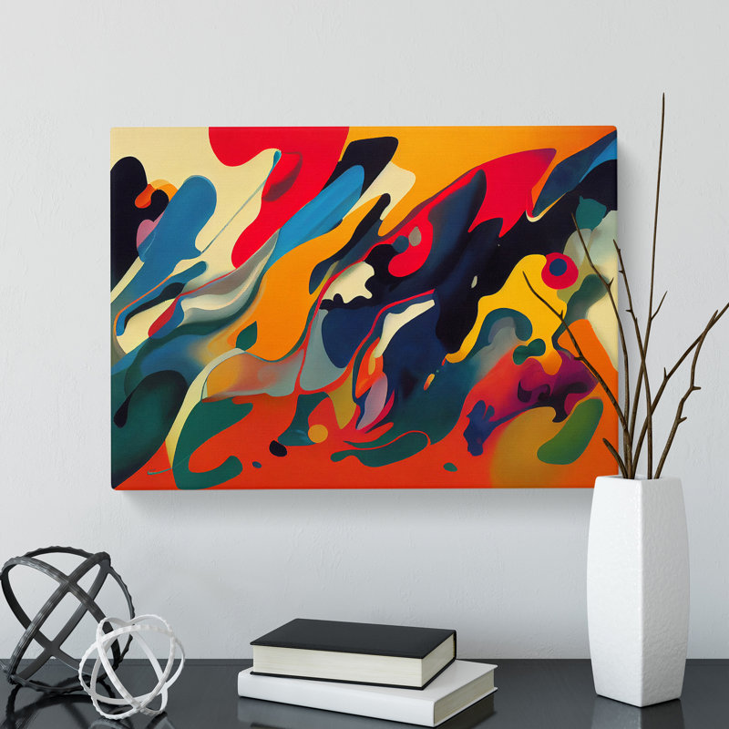 Beguiling Modern Abstract - Wrapped Canvas, 50cm H x 76cm W x 3cm D
