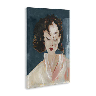 Abstract Vintage Female Canvas, design by casa cartissi