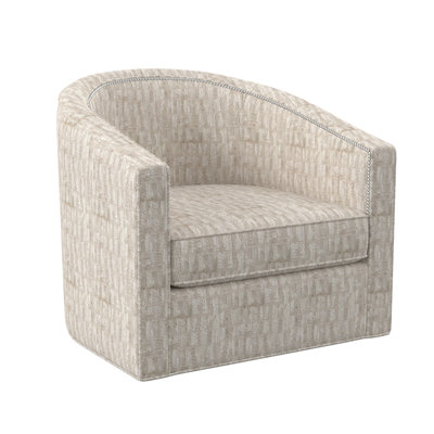 Ambassador Upholstered Swivel Barrel Chair