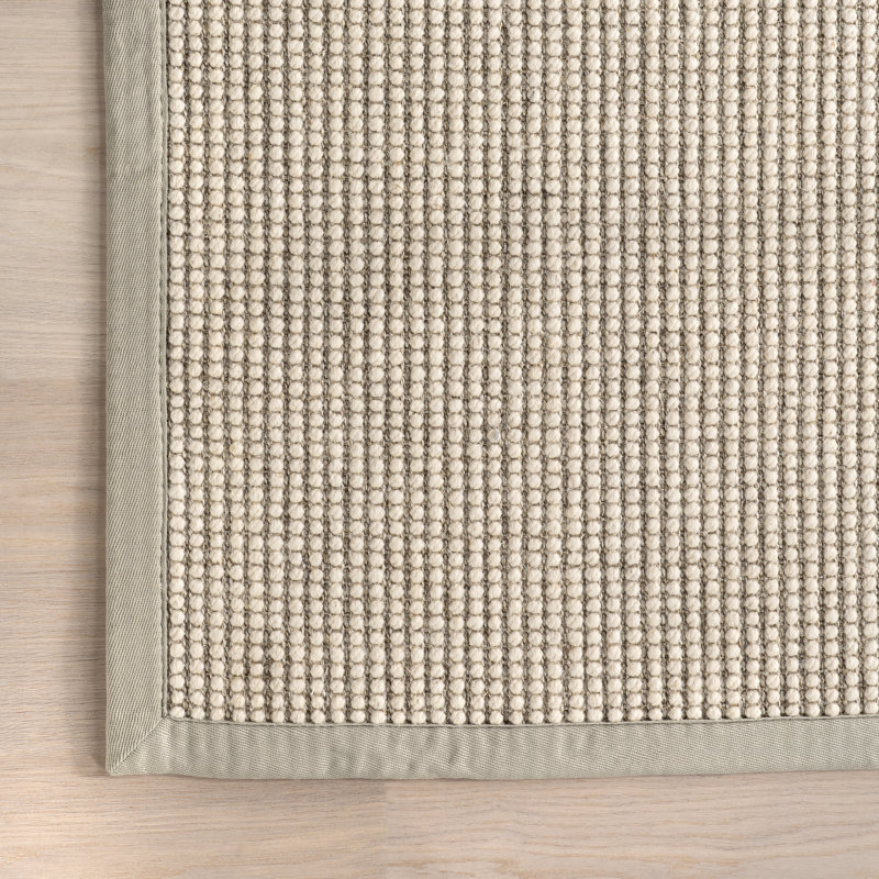 Monica Geometric Wool Area Rug, Runner 30" x 96"