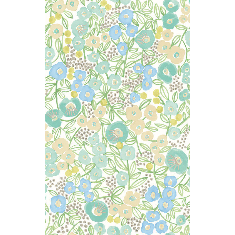 Persea Floral Roll, Blue