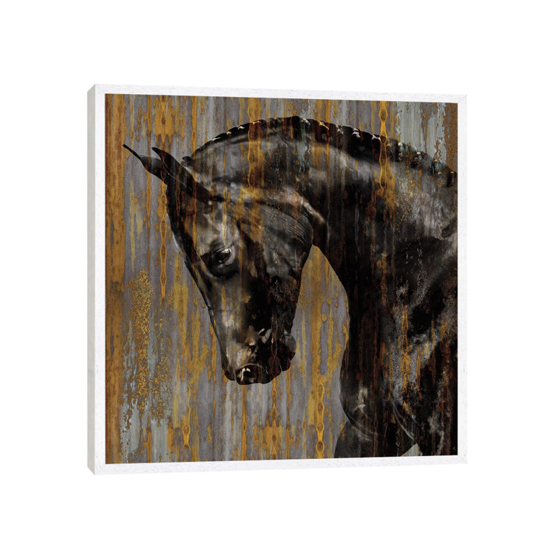 Horse I by Martin Rose - Gallery-Wrapped Canvas Giclée on Canvas, White Framed, 66.04 cm H x 66.04 cm W