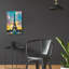 Art mural en verre épique «Rio Senna Y Tour Eiffel» par Pierre Gavidia, 16 po x 24 po-350416106