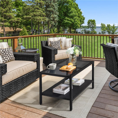 Rectangular 92.5Cm Outdoor Coffee Table