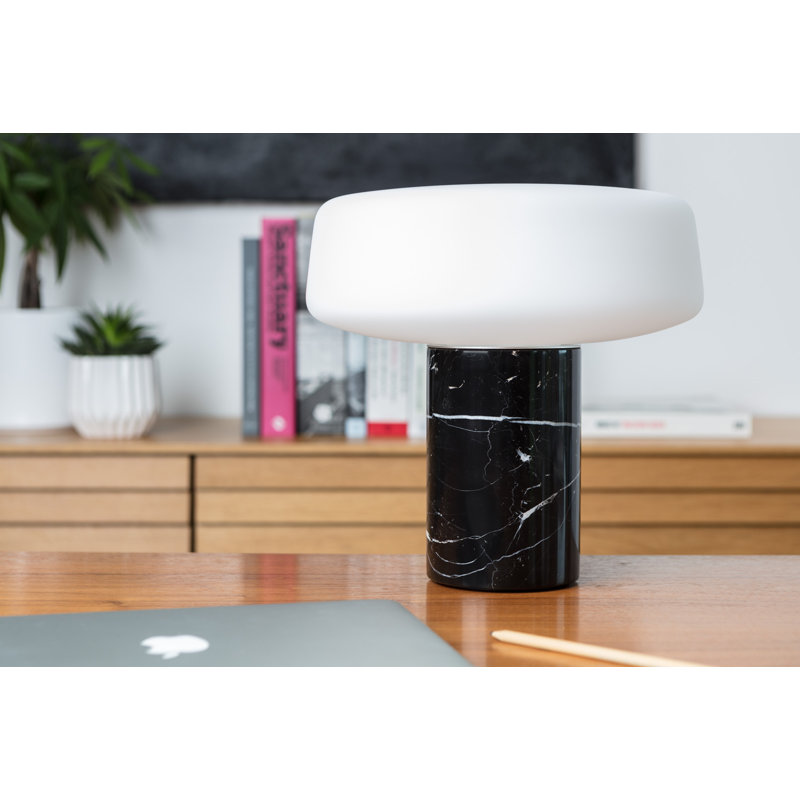 Solid LED Table Lamp, Nero Marquina, 13W