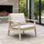 Patio Sofa 188 cm W Solid Wood Patio Sofa with Cushions