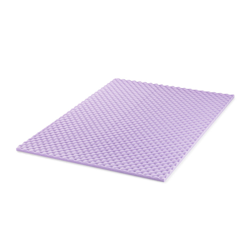 Mousse à mémoire de forme surmatelas Gilkes, 1.5", Double, Lavande