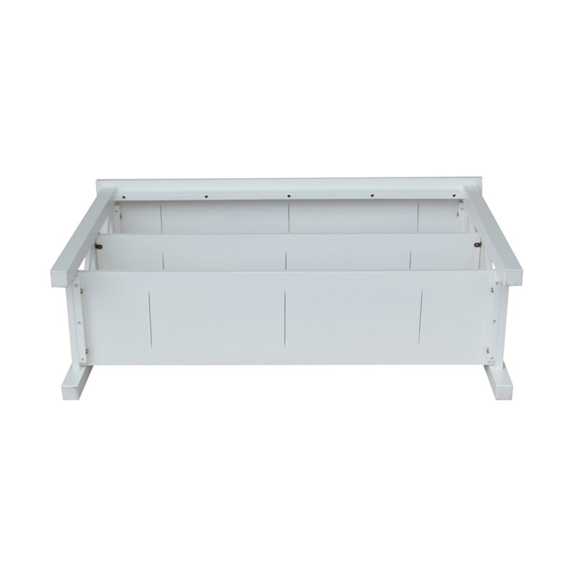  Rossitano 48'' Solid Wood Console Table, White