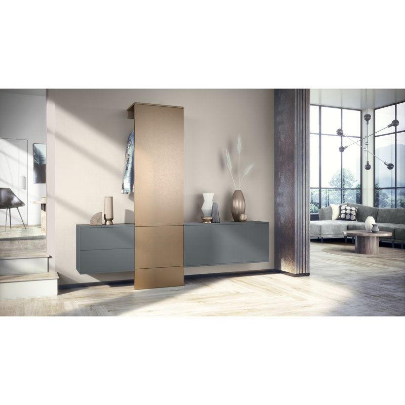 Chappa Hall Tree with Shoe Storage, Bronze look