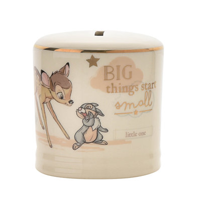 Bambi Disney Magical Moments Ceramic Money Box