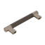 Poignée d'armoire Esquire 5-1 / 16 po (128 mm) centre à centre en nickel satiné / bronze huilé-105703153-16675162