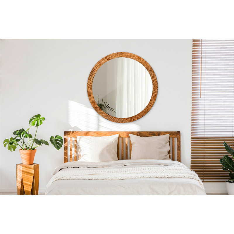 Huldar Glass Flat Wall Mirror