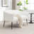Upholstered Faux Fur Loveseat-1108305445-1108305440