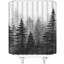 Rideau de douche Misty Forest-1649288386