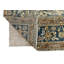 Tapis rectangulaire bleu / brun / crème 9 pi 3 po x 12 pi 8 po