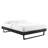 Billie Wood Platform Bed Frame-223112411-223109417