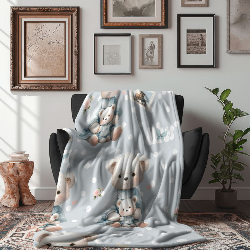 Mama Bear - 1 Piece Premium Blanket, 60" W x 80" L