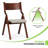 Nazifah Foldable Dining Chairs Bistro Chairs With Wooden Back And Padded Seats For Kitchen, Wedding, And Picnic-1564489908