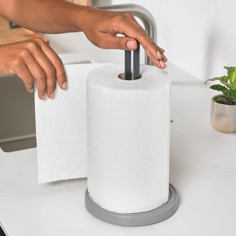 Recycled Kitchen Roll Holder - Made in UK, Dark Grey