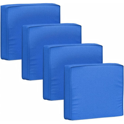 4-pack Waterproof And Fade-resistant Outdoor Cushion Covers With Zipper For Couch, Sofa, And Chair (replacement Covers Only)