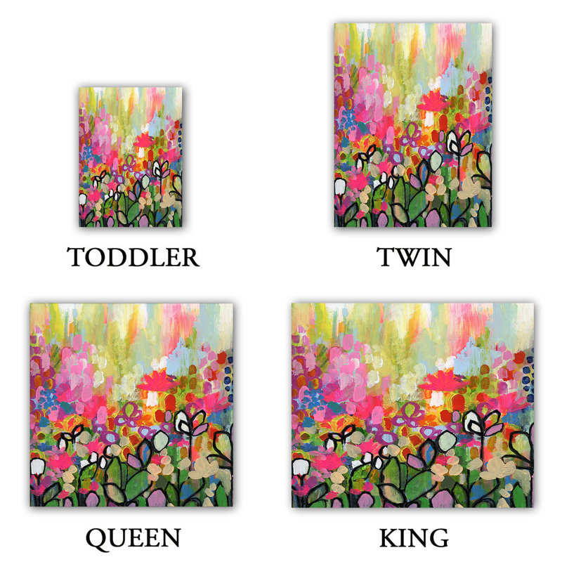 Ensemble de housse de couette simple DiaNoche en microfibre par Robin Mead - One For the Road