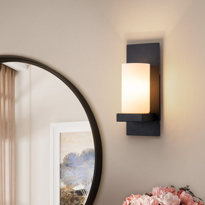 1 - Light Hardwired Dimmable Wall Sconce