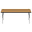 Table rectangulaire d'activités effaçables à sec avec pieds réglables-791962603-791962595-765072855