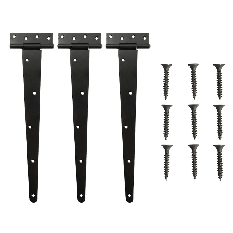 3Pcs 180-Degree Heavy-Duty T-Hinges