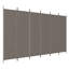 Cloison 6 panneaux vidaXL anthracite 118,1 po x 86,6 po-88446025-94826621-88446021