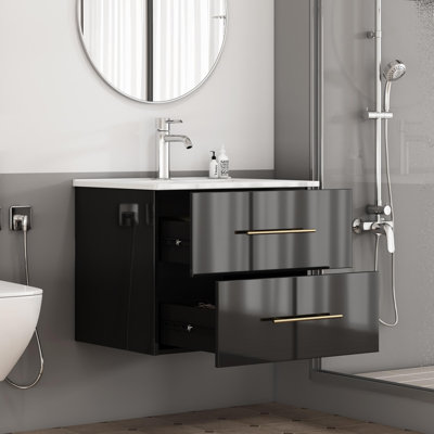 Petits espaces de salle de bain mural en MDF pour salle de bain moderne