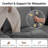 124" U-Shaped Cloud Couch, Linen Blend Spill-Proof Fabric Cloud Sectional Couches For Living Room, Convertible Modular Sectional Sofa With Deep Seats & High-Back, Removable Washable Sofa Covers-1443875799-1443875800-1443875801